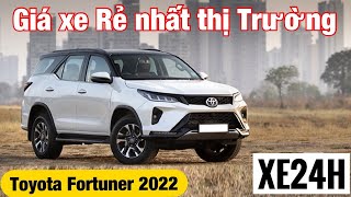 Giá xe Toyota Fortuner 2022 Rẻ nhất thị Trường. Tổng lăn bánh tháng 1