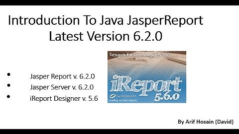 Jasper Reports Tutorial for Beginners Part - 1