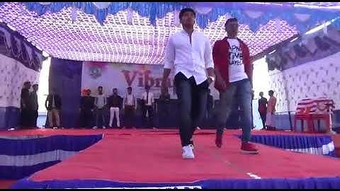 Govt polytechnic bargarh vibrant 2k19 ramp walk represent by SHASHANK and SUSHIL