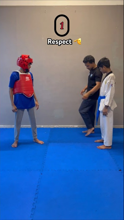 Tutorial belajar pertarungan Taekwondo #shorts