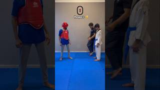Learning Taekwondo fight tutorial #shorts