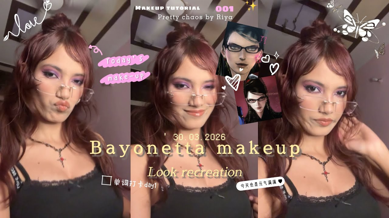 Channeling Bayonetta 🖤 | how to recreate Bayonetta’s iconic makeup look ...