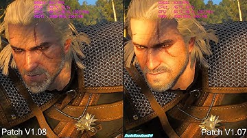 The Witcher 3 Patch V1.08 Vs Patch 1.07 Frame Rate Comparison GTX 980 TI