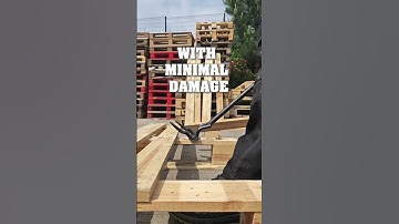 Pallet Buster HACK!  With the ROUGHNECK GORILLA Pallet Buster🦍