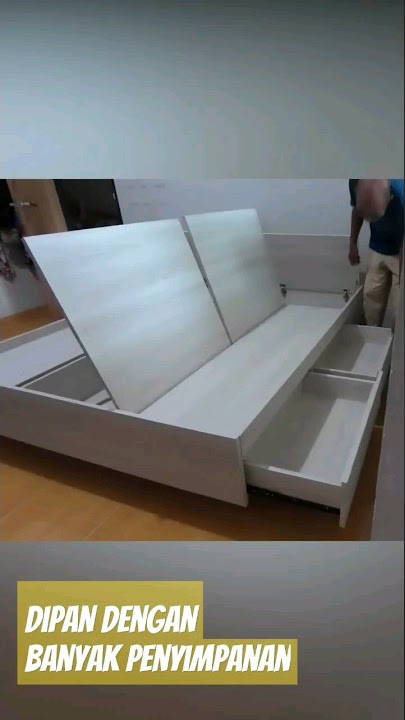 SOLUSI KAMAR SEMPIT || TEMPAT TIDUR DENGAN BANYAK RUANG PENYIMPANAN #shorts #woodworking