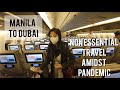 MANILA TO DUBAI | TRAVELING TOURIST DURING PANDEMIC | Grace C Purugganan