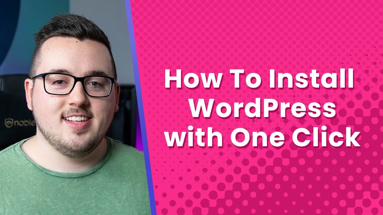 How to Install WordPress Using Automatic “One-Click” Installers - YouTube