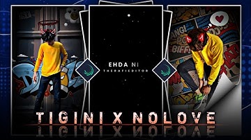 "TIGINI X NO LOVE new vairal alight motion xml trend video editing" by THE RAFI EDITOR