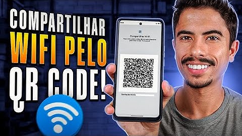 Como COMPARTILHAR A SENHA DO SEU WIFI PELO QR CODE no CELULAR!