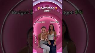 fast food draft… who are you choosing?💗👀 #fyp #fastfood
