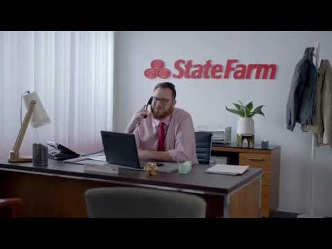 State Farm She Shed commercial but every time they say she shed it gets faster and there's a glitch