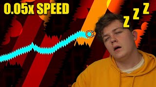 WORLDS SLOWEST CATACLYSM COMPLETION! (0.05x Speed!) // Geometry Dash