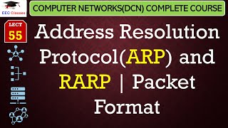 L55: Address Resolution Protocol(ARP) and RARP | Packet Format | DCN(Networking) Lectures in Hindi
