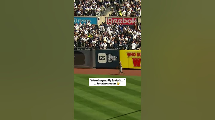 Pop fly wait... HOME RUN! 😱 #NewYorkYankees #MLB #OpeningDay #HomeRun