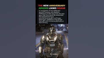 THE NEW ANNIVERSARY ARMORS LOOKS INSANE - Helldivers 2