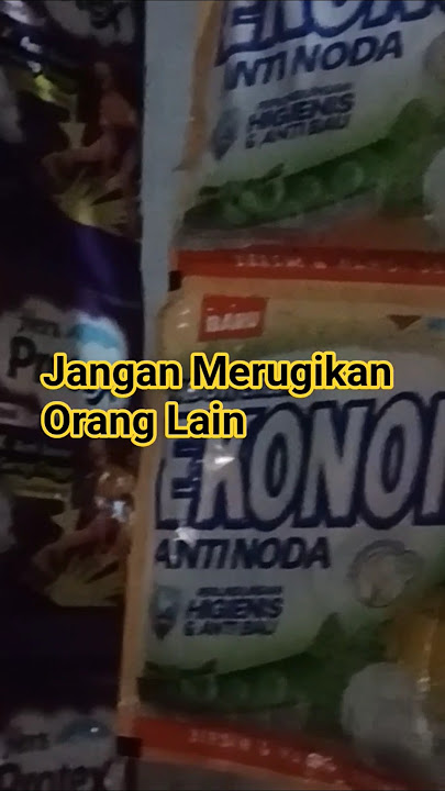 JANGAN MERUGIKAN ORANG LAIN