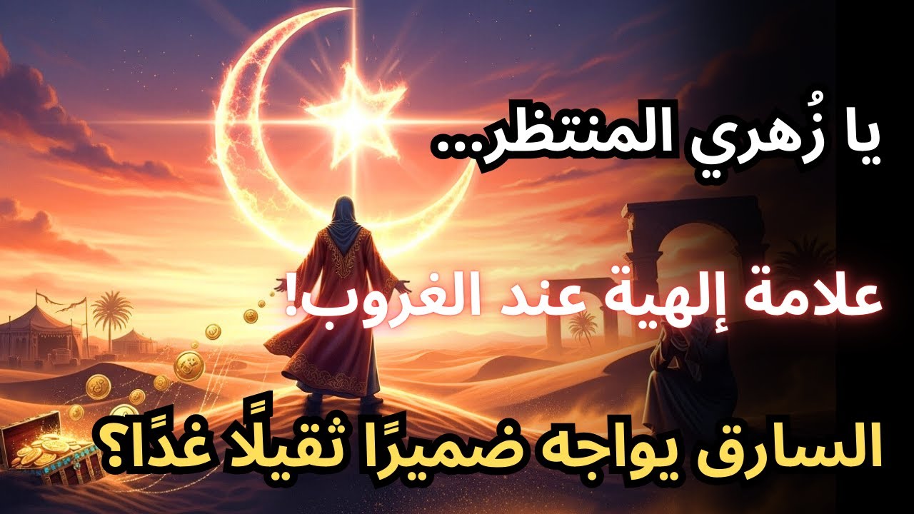 يا الزهري… علامة إلهية عند الغروب! | صاحب الحق يأتي غدًا | السارق يعاني ضميرًا ثقيلًا 🌅💸