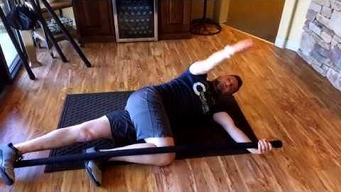 Trunk Rotation Stick Exercise