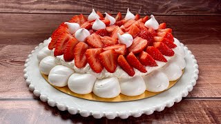 Faire une pavlova à la meringue française - recette facile