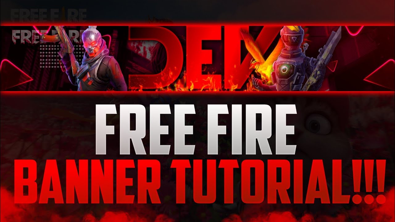 How To Make Free Fire Banner For Youtube Channel Free Fire Banner Tutorial Avijit The Genius Youtube