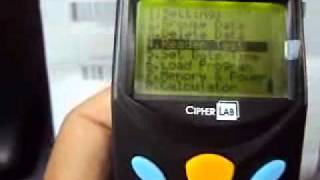 Demo test barcode use Cipherlab 8000C