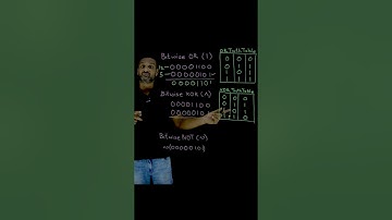 Bitwise XOR & NOT Operators with Example and Truth Tables
