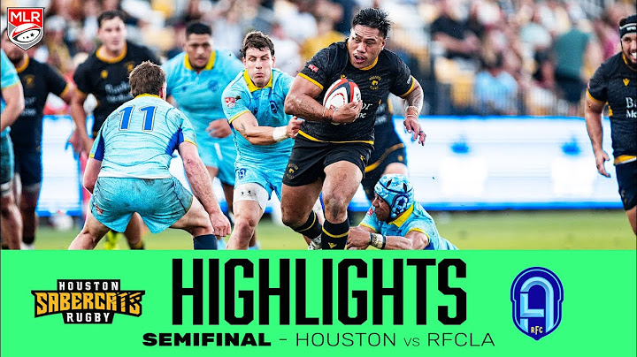 MLR CONFERENCE SEMI-FINAL | HOUSTON SABERCATS vs RFCLA | ALL TRIES HIGHLIGHTS
