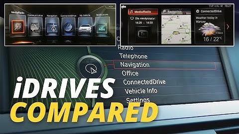 CCC, CIC, NBT and NBT Evo - BMW Navigation System Comparison