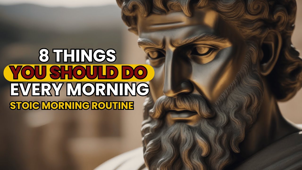 8 Things You Should Do Every Morning |  Stoic Morning Routine.