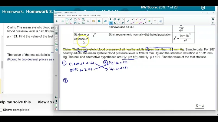 Math 14 8.1.11 Find the value of the test statistic.