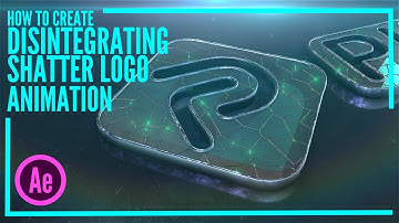 Disintegrating Shattered Logo | Element 3D | Adobe After Effects | Tutorial | Pix FX