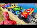 GTA V SPIDER-MAN 2, FIVE NIGHTS AT FREDDY&#39;S, POPPY PLAYTIME CHAPTER 3 Join in Epic New Stunt Racing