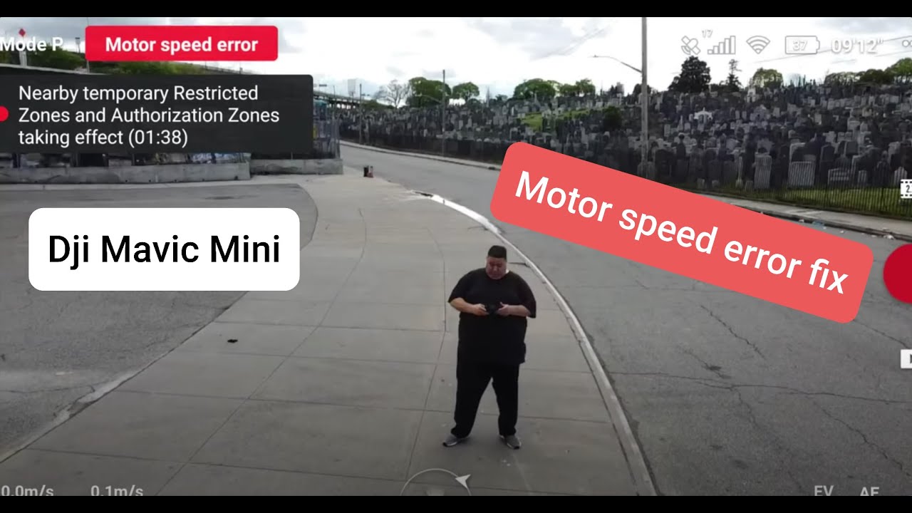 Mavic Mini Motor Error Fix Youtube