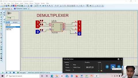Simulasi Rangkaian Demultiplexer Dengan Menggunakan Aplikasi Proteus