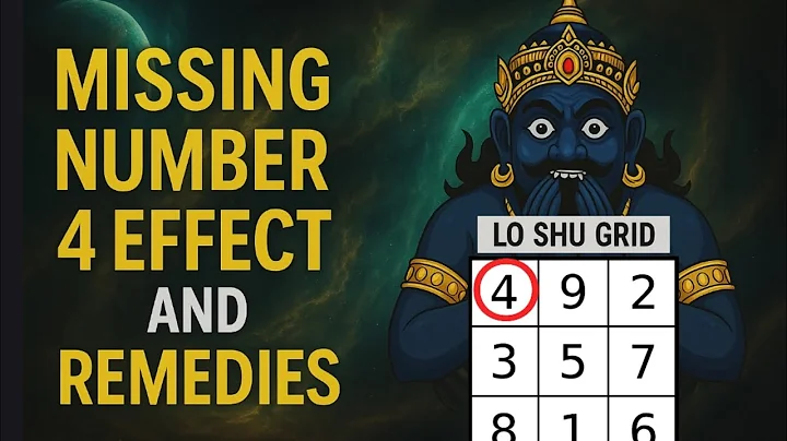 Lo Shu Grid में अंक 4 मिसिंग होने के प्रभाव और उपाय - Numerology | Lo shu Grid Missing Number 4
