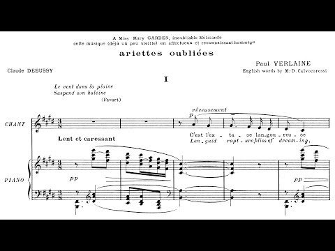 Claude Debussy - Ariettes oubliées (1887)