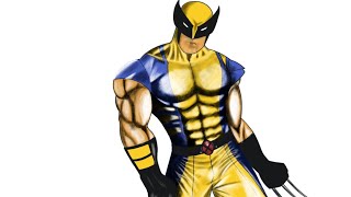 vector art in illustrator Wolverine #shorts