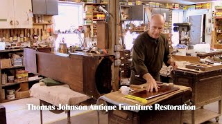 Restoring a Tall Clock Case  Thomas Johnson Antique Furniture Restoration