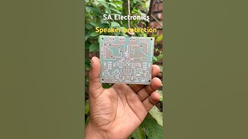 Speaker protection circuit blind pcb