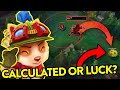 CALCULATED or LUCK? - When Perfect Luck Meets 100% Calculated...