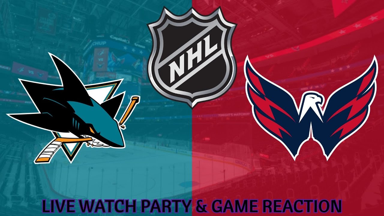 Sharks @ Capitals LIVE Watch Party & Game Reaction
