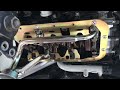 Test fitting LC Engineering crankshaft oil scraper on the 22RE Toyota pickup