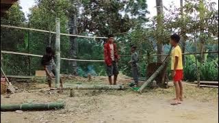 Meriam Bambu Tradisional Khas Sinjai Barat  #videolucu#viral#MeriamTradisional