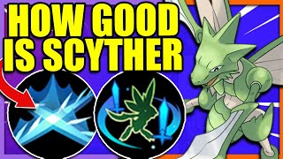 How GOOD is SCYTHER really?! | Pokemon Unite