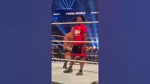 "IShowSpeed enters the Royal Rumble 2025 but gets WRECKED by Bron Breakker!