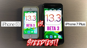 iPhone SE vs. iPhone 7 Plus on iOS 13.3 Beta 3 Speedtest!