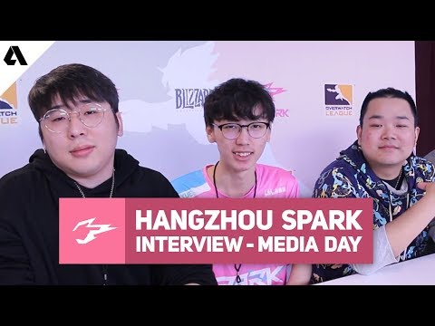 Hangzhou Spark Interview ft. Guxue, Coaches & Staff - Overwatch League 2019 Media Day