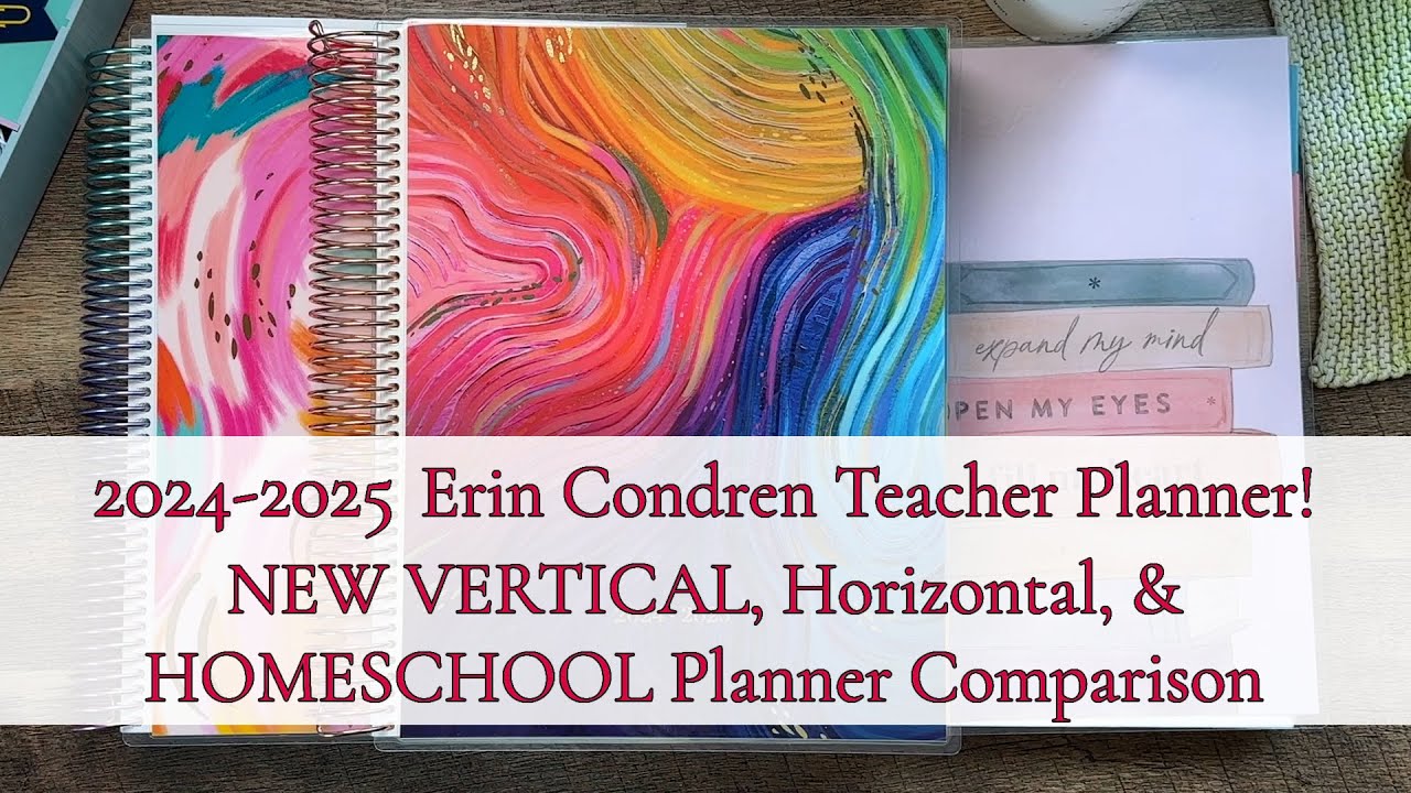 2024-2025 ERIN CONDREN TEACHER PLANNER || VERTICAL || HOMESCHOOL ...