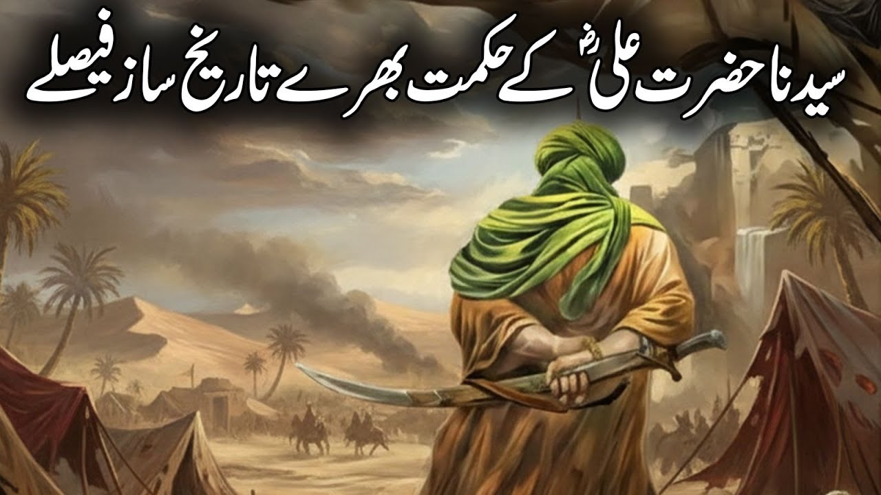 Hazrat Ali (RA) Ki Zindagi Ke Aham Faislay | Islami Tareekh Ka Roshan Bab