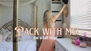 PACK WITH ME! | For a trip to Salem 🐈‍⬛ 🧹 ✨